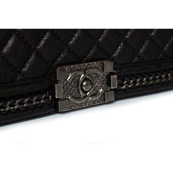 Chanel, Top handle quilted leather boy bag - Picture 10 of 10